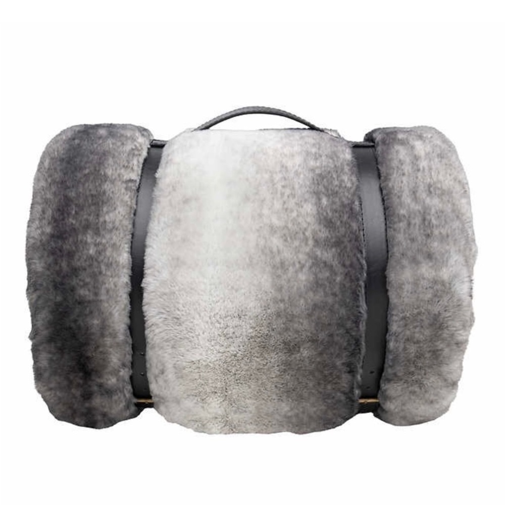 Mon Chateau Faux Fur throw 60”X 70”